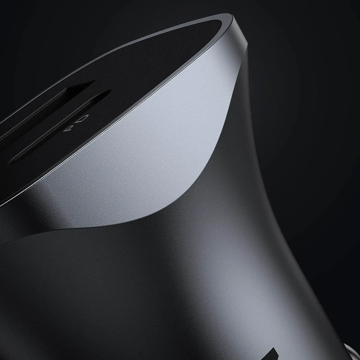 Szybka ładowarka samochodowa USB-A i USB-C 30W PD PPS - szara 10