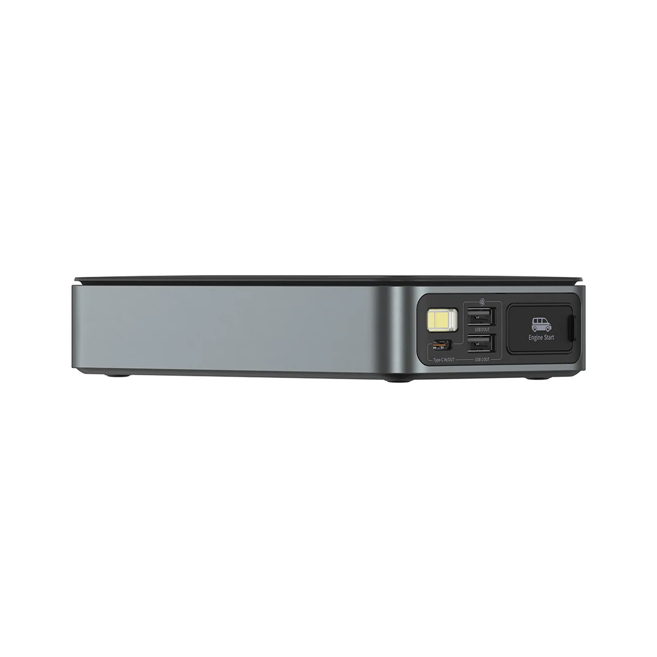 3-v-1 štartér do auta 1200 A + powerbanka 7200 mAh + LED baterka – čierna 6