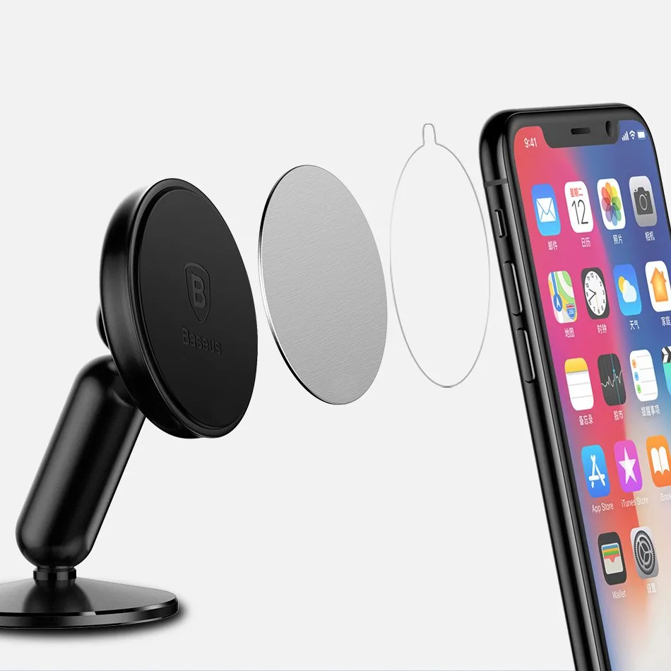 Bullet An On-board magnetic dashboard car mount, black 10