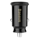 Mini car charger for phone, 2x USB, Grain Car Charger, black 2