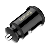 Mini car charger for phone, 2x USB, Grain Car Charger, black 6