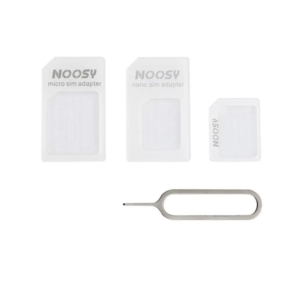 Noosy nano micro SIM adapter készlet + fehér kulcs Noosy nano micro SIM adapter készlet + fehér kulcs