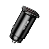 Square Smart Autoladegerät 2x USB QC3.0 Quick Charge 3.0 SCP AFC 30 W Schwarz 2