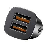 Square Smart Autoladegerät 2x USB QC3.0 Quick Charge 3.0 SCP AFC 30 W Schwarz 5