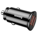Inteligentna ładowarka samochodowa Circular 2x USB QC3.0 Quick Charge 3.0 SCP AFC 30W czarny 3