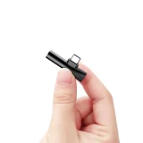 Audio konverter L41 adapter s USB-C na USB-C + 3,5 mm priključak, crni 10
