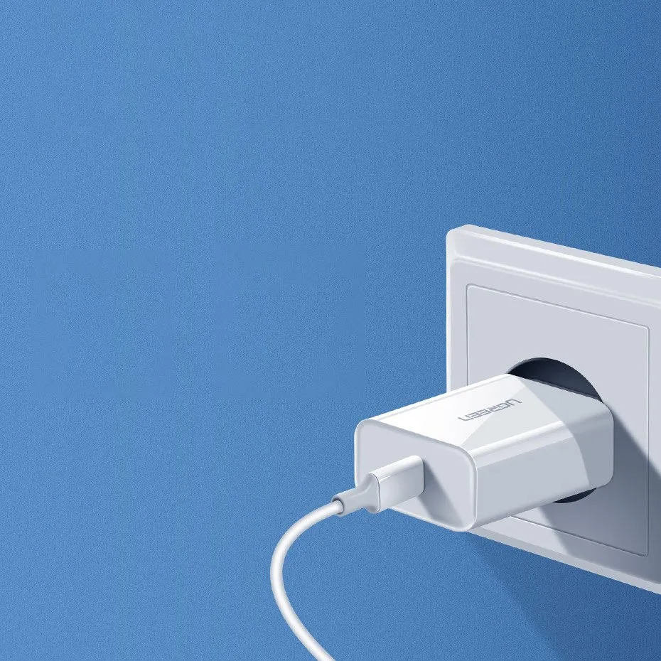 USB Power Delivery 3.0 Quick Charge 4.0+ 20W 3A Wall Charger, White 10