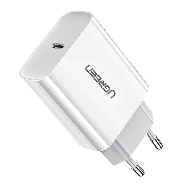 USB Power Delivery 3.0 Quick Charge 4.0+ 20W 3A Wall Charger, White 2