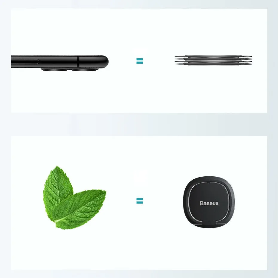 Suport de telefon cu inel adeziv ultra-subțire, argintiu 11