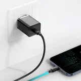 Încărcător rapid de perete Super Si 1C USB-C 20W Power Delivery, negru 9