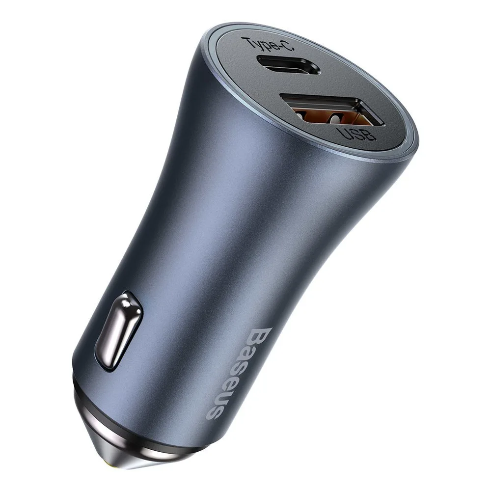 Golden Contactor Pro 40 W USB-C + USB gyors autós töltő, szürke