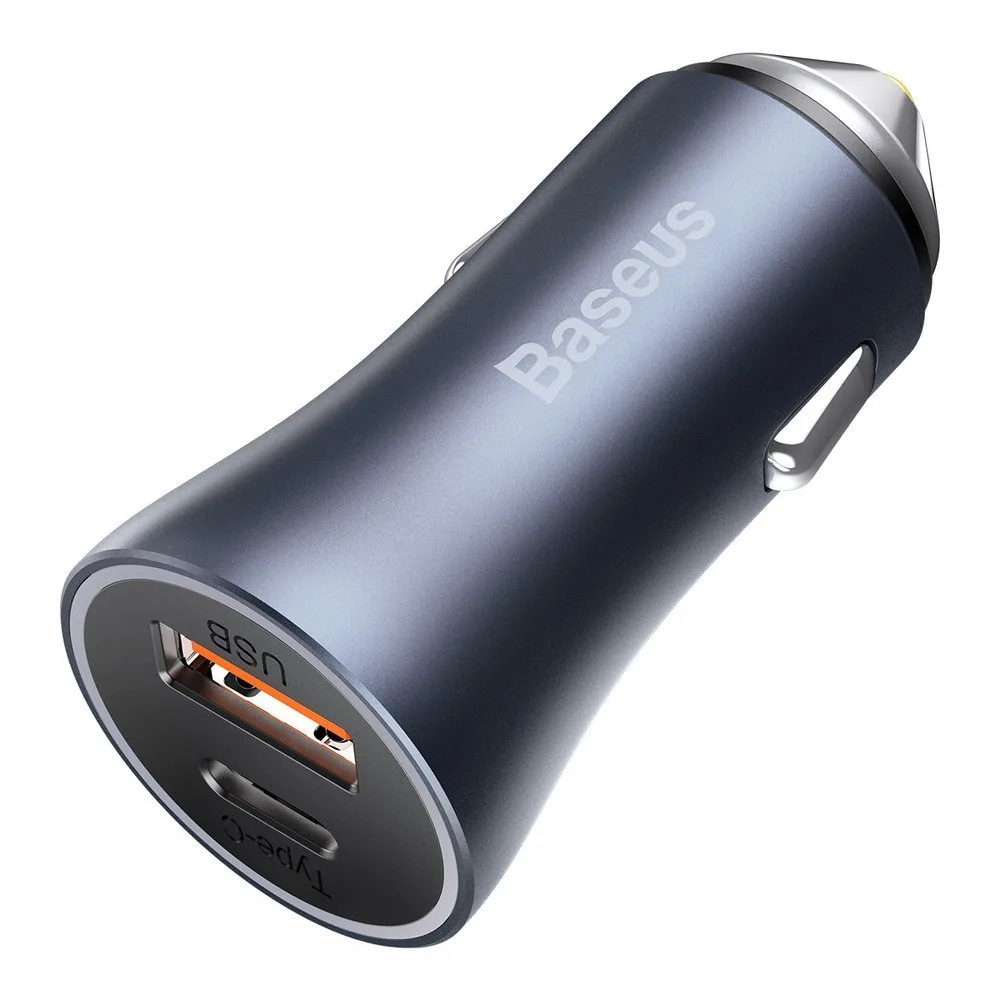 Golden Contactor Pro 40W USB-C + USB Fast Car Charger, Gray 3
