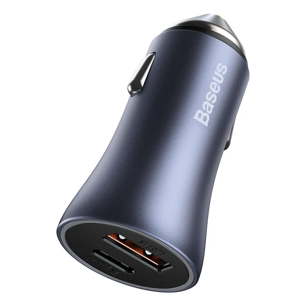 Golden Contactor Pro 40W USB-C + USB Fast Car Charger, Gray 8