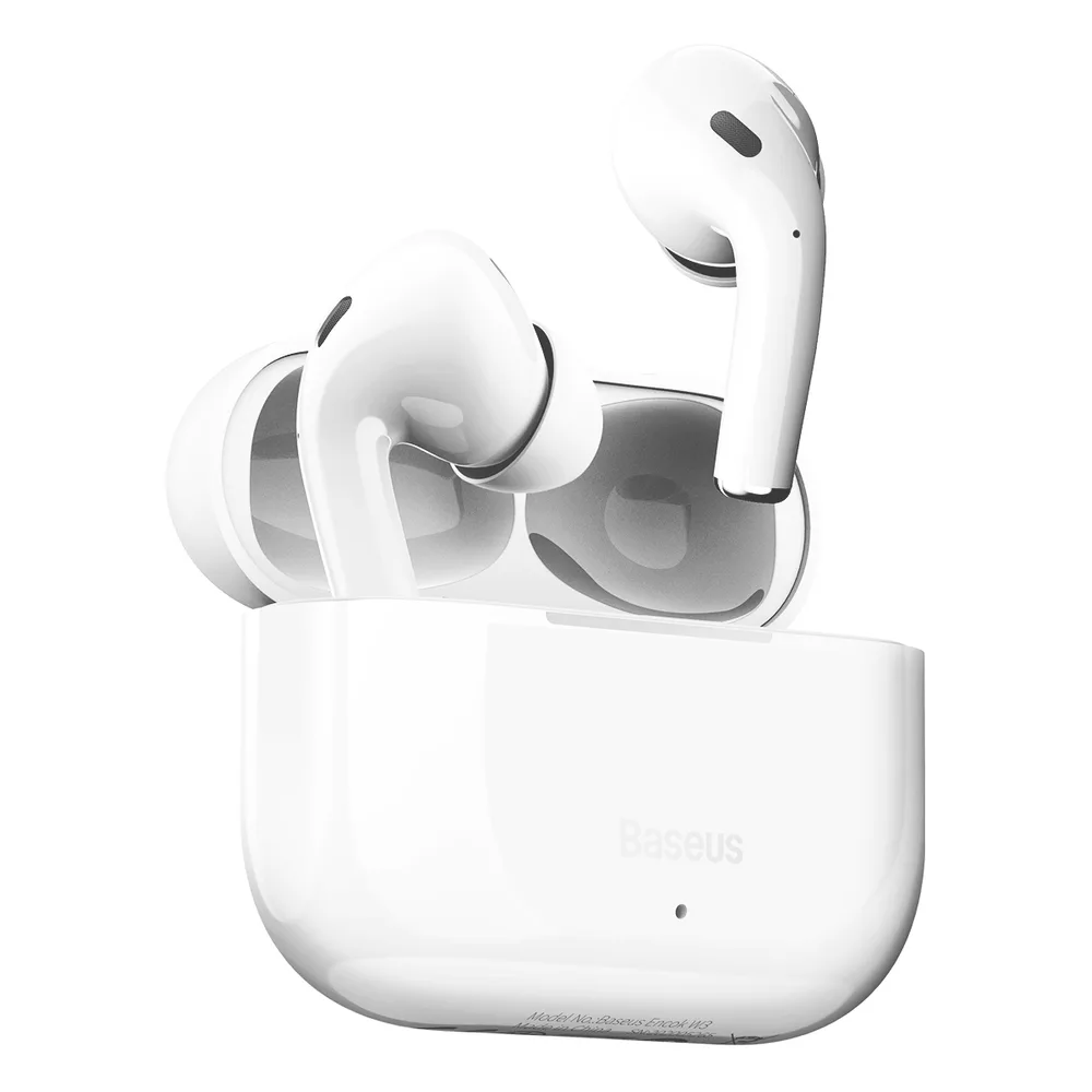 W3 Bluetooth 5.0 TWS vezeték nélküli fülhallgató, IP55 vízálló, fehér