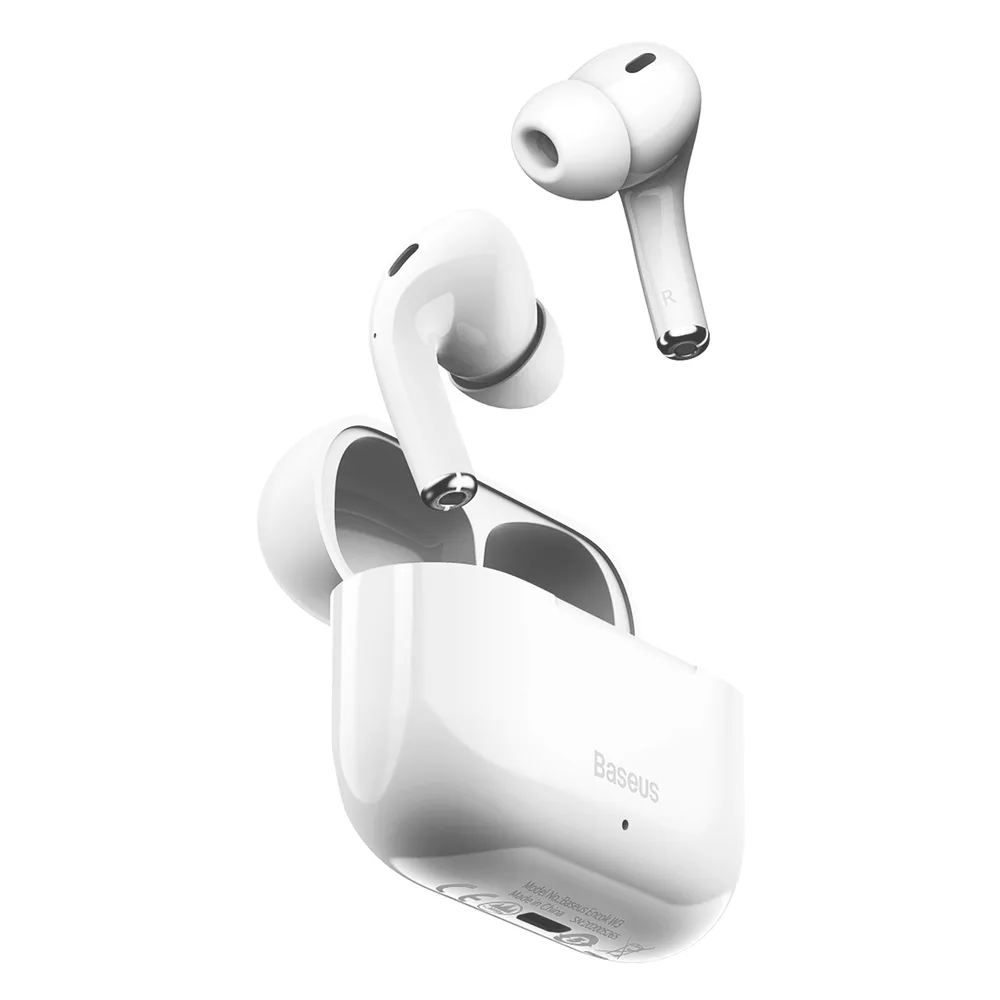 W3 Bluetooth 5.0 TWS vezeték nélküli fülhallgató, IP55 vízálló, fehér