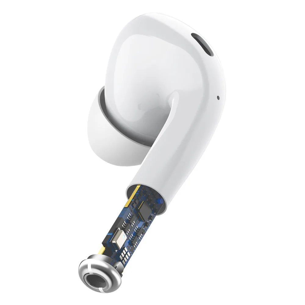 W3 Bluetooth 5.0 TWS Wireless Earbuds, IP55 Waterproof, White 3