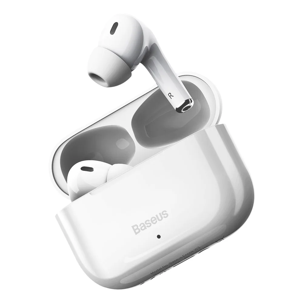 W3 Bluetooth 5.0 TWS Wireless Earbuds, IP55 Waterproof, White 4