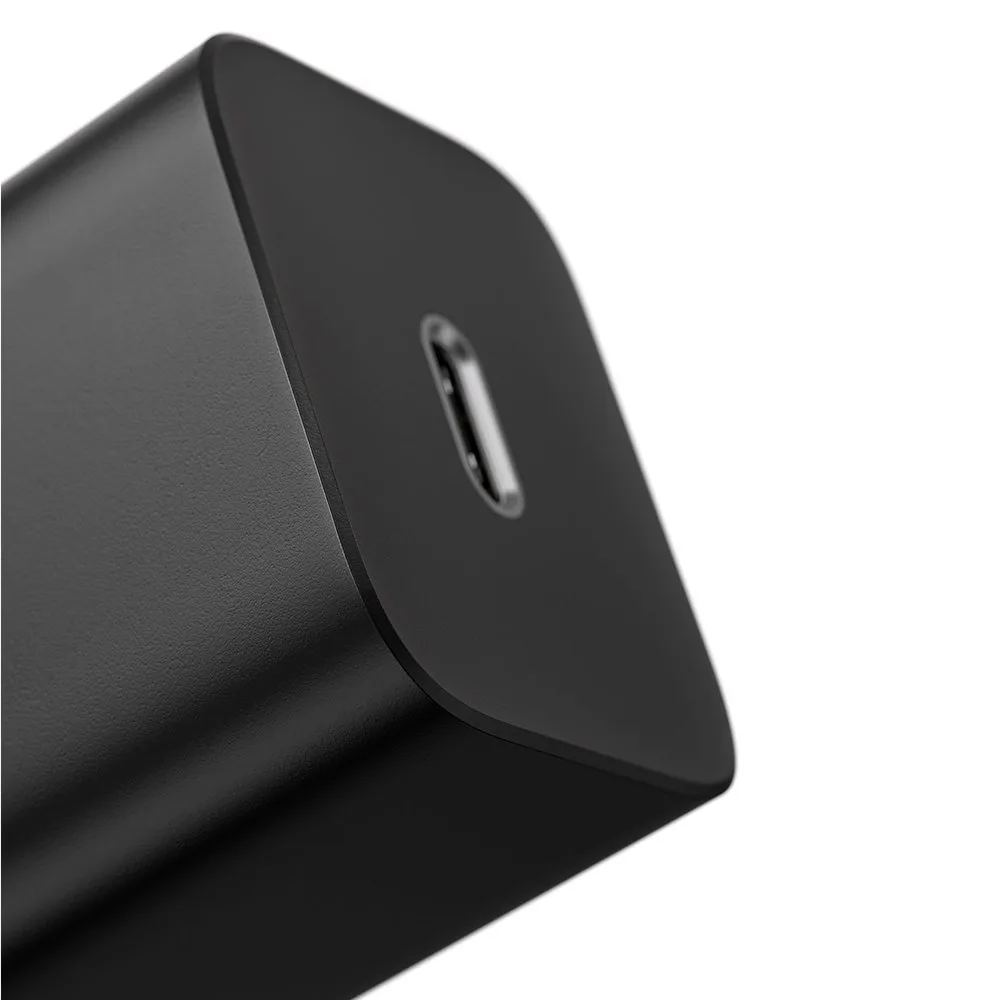 Super Si QC PD 25 W 3 A gyors fali töltő + 1 m-es fekete USB-C kábel 8