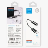 3.5 mm female mini-jack to USB-C male adapter, white 4