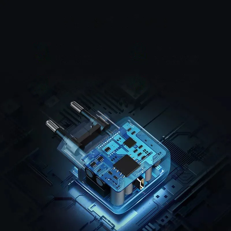25W PD USB-C zidni punjač + 2m crni USB-C kabel 3