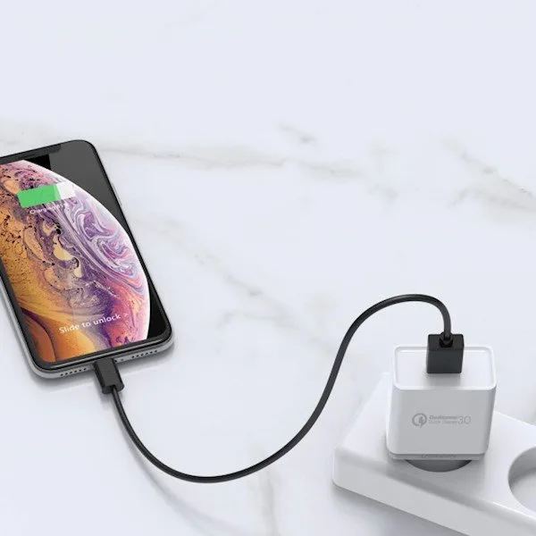 Quick Charge 3.0 18W 3A USB Wall Charger, White 2