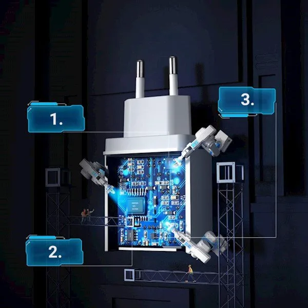 Quick Charge 3.0 18W 3A USB Wall Charger, White 6