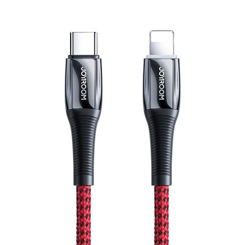 iPhone USB-C–Lightning kábel – Power Delivery 20 W, 2,4 A, 1,2 m, piros