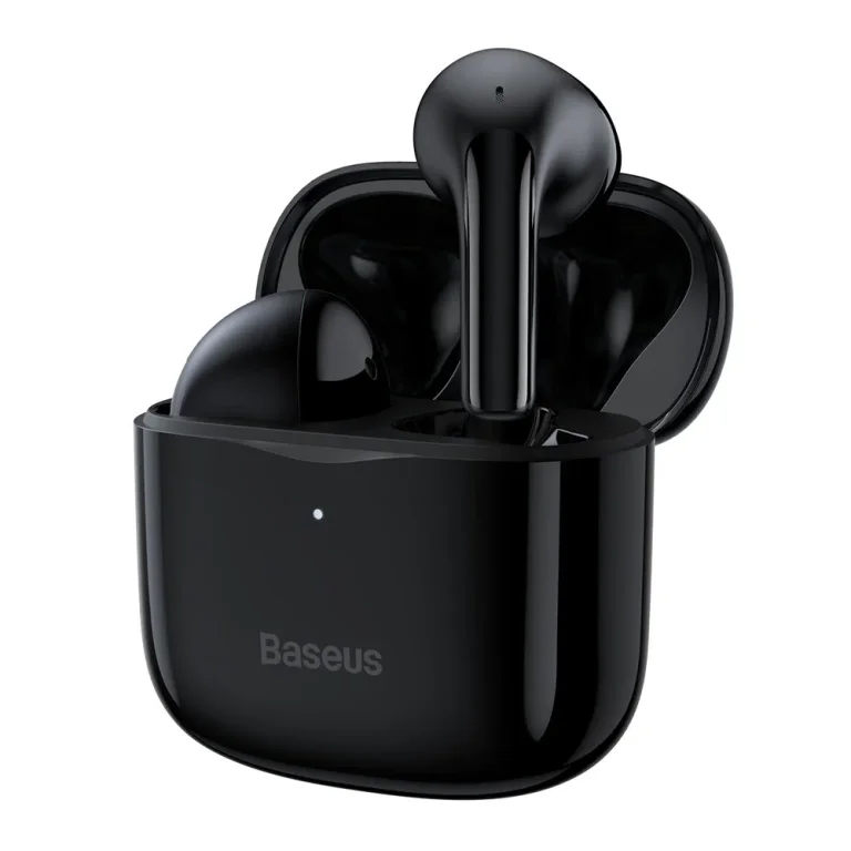 E3 vezeték nélküli Bluetooth 5.0 TWS fülhallgató, IP64 vízálló, fekete