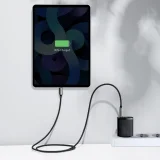 Kompakt gyors AC töltő 2x USB USB-C 30 W 3 A PD QC fekete 10