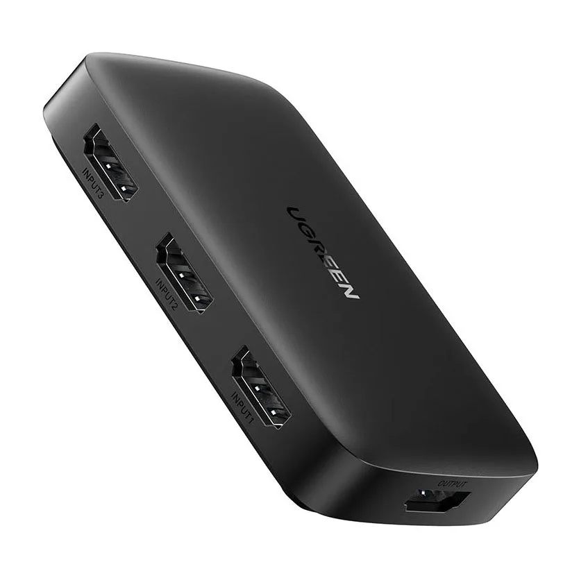 Przełącznik rozdzielacz splitter switch HDMI - 3x HDMI 4K 30Hz czarny 6