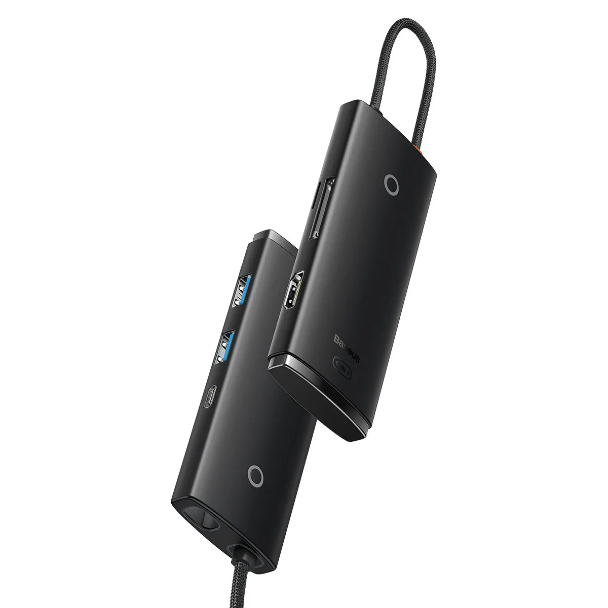 Többfunkciós HUB Lite sorozat USB-C 2x USB PD HDMI SD/TF fekete