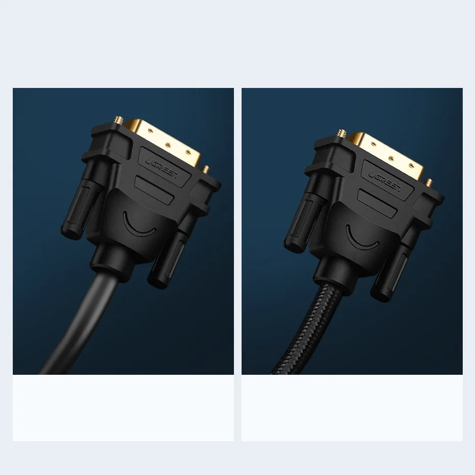 HDMI-zu-DVI-Adapterkabel, 4K 60 Hz, 30 AWG, 1 m, schwarz 9