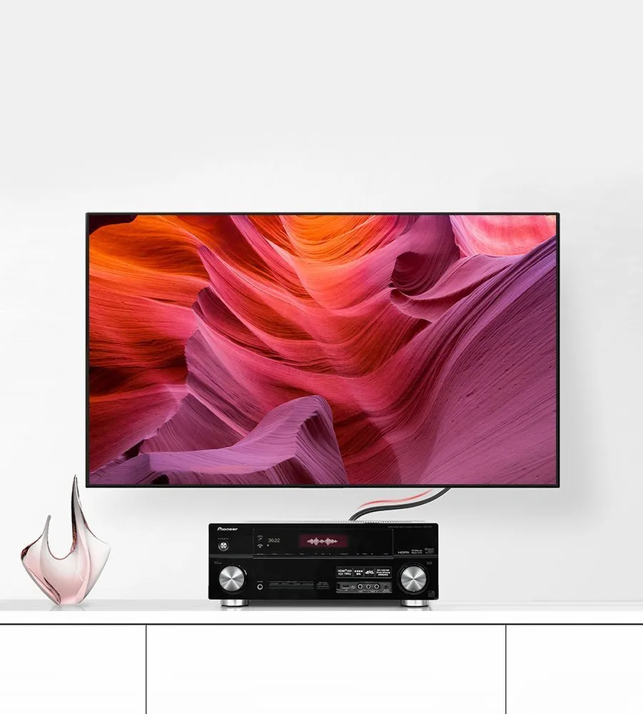Kabel przewód stereo audio video 2 RCA 2x Cinch 5m szary 10