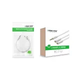 3,5 mm mini jack AUX + stereo mikrofon / slušalice razdjelnik, 20 cm, srebrni 11