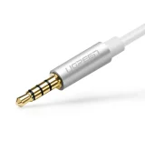 3,5 mm mini jack AUX + stereo mikrofon / slušalice razdjelnik, 20 cm, srebrni 6