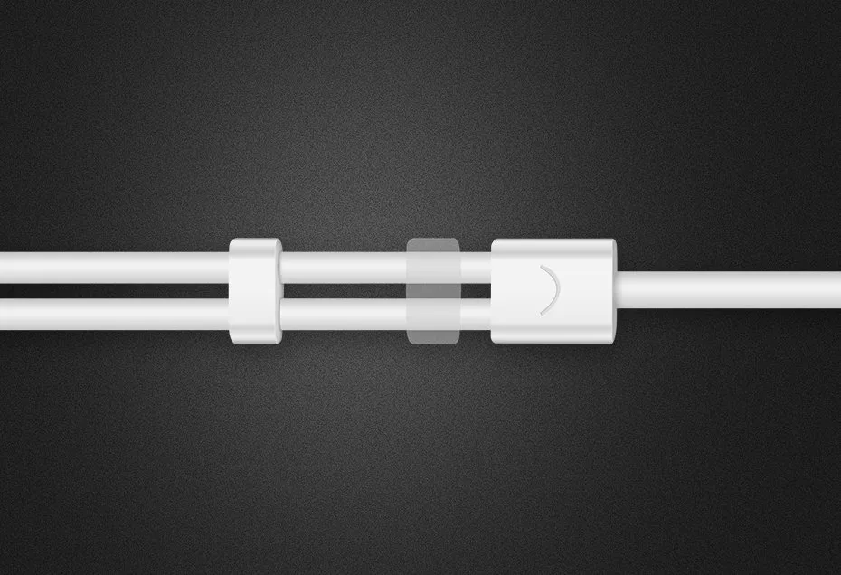 3.5 mm mini jack AUX + stereo microphone headphone splitter, 20 cm, silver 7