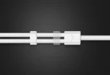 3,5 mm mini jack AUX + stereo mikrofon / slušalice razdjelnik, 20 cm, srebrni 7