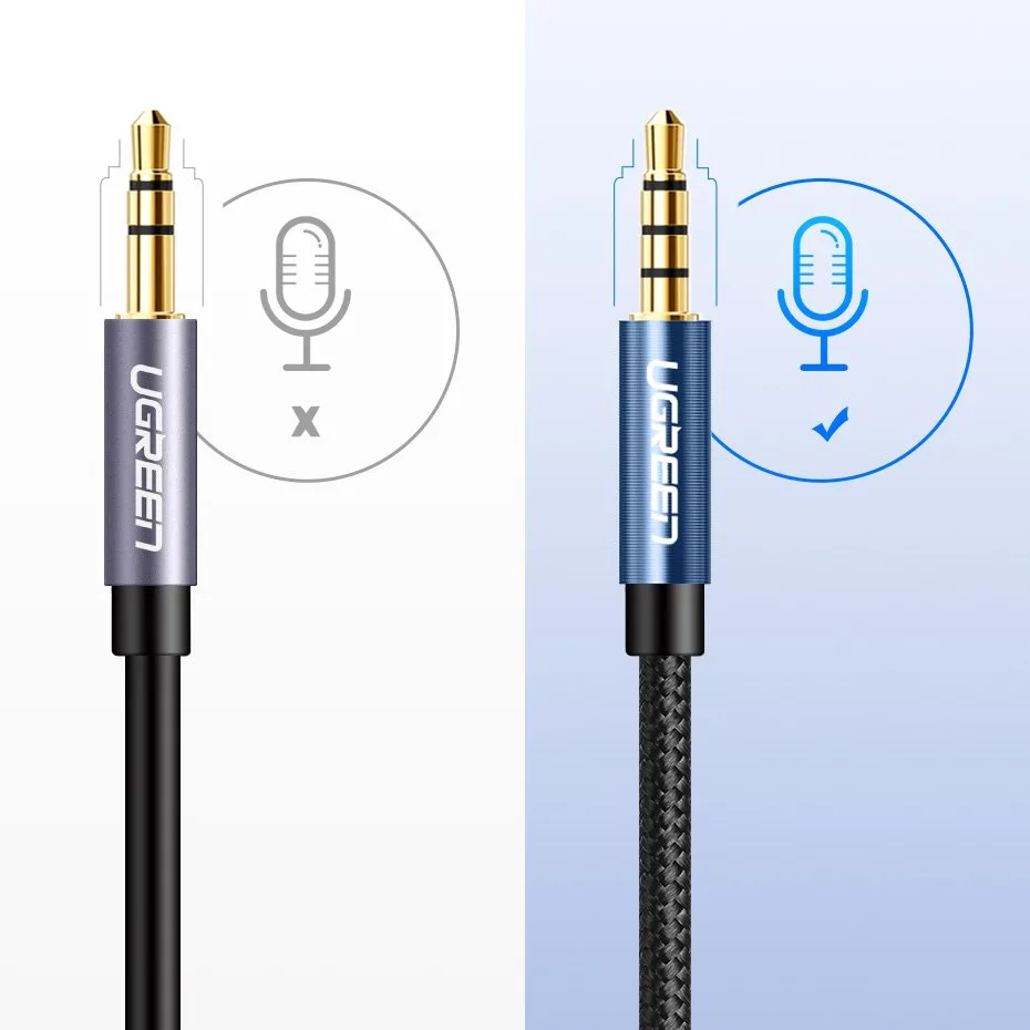AUX 3,5 mm mini jack 1 m strieborný predlžovací kábel pre slúchadlá 7