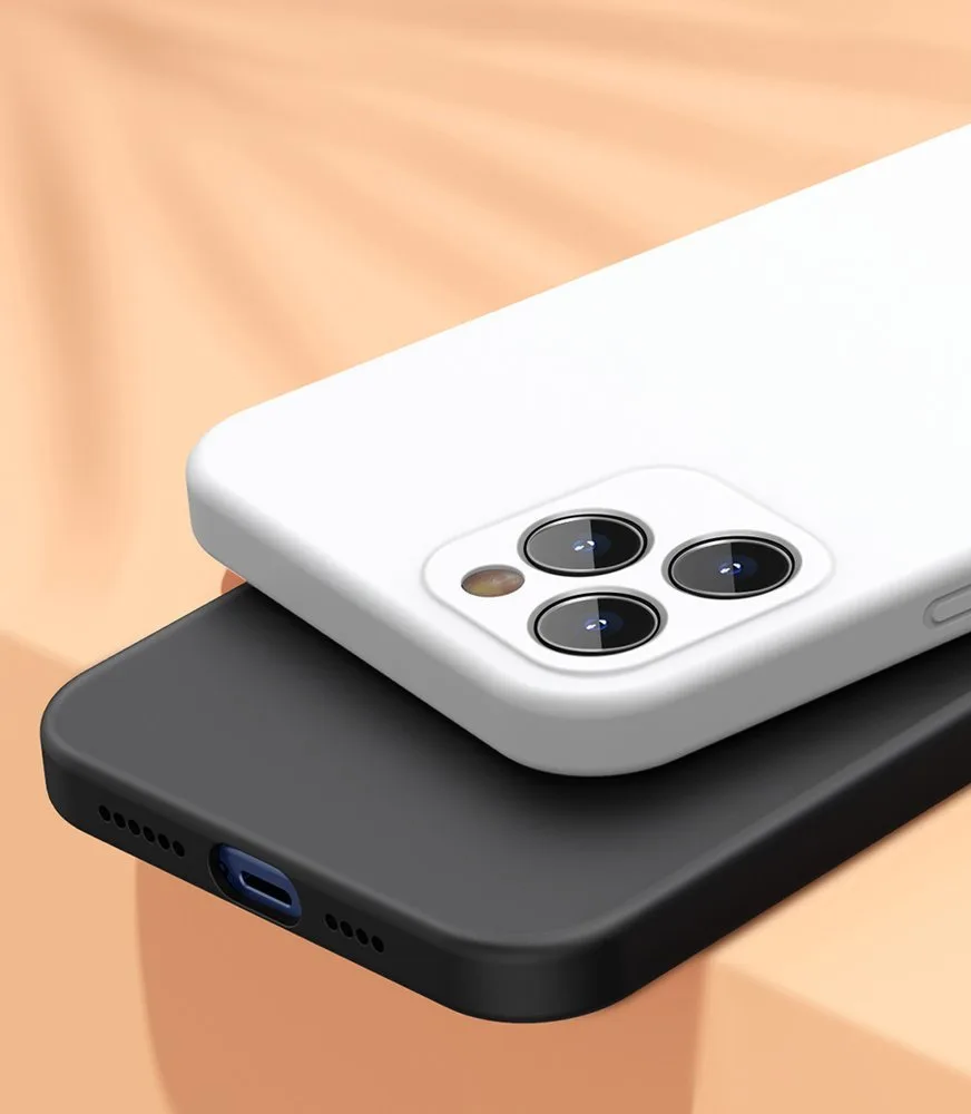 Fleksibilna gel maska za iPhone 12 Pro Max Liquid Silica Gel Case, crvena 10