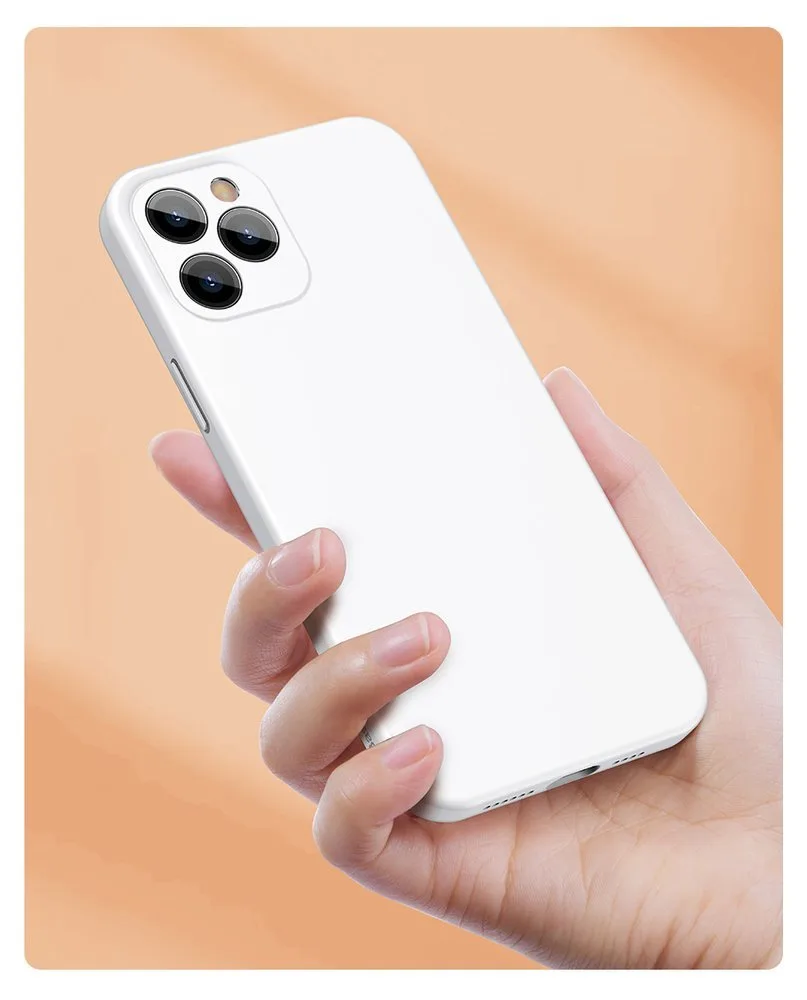 Fleksibilna gel maska za iPhone 12 Pro Max Liquid Silica Gel Case, crvena 11