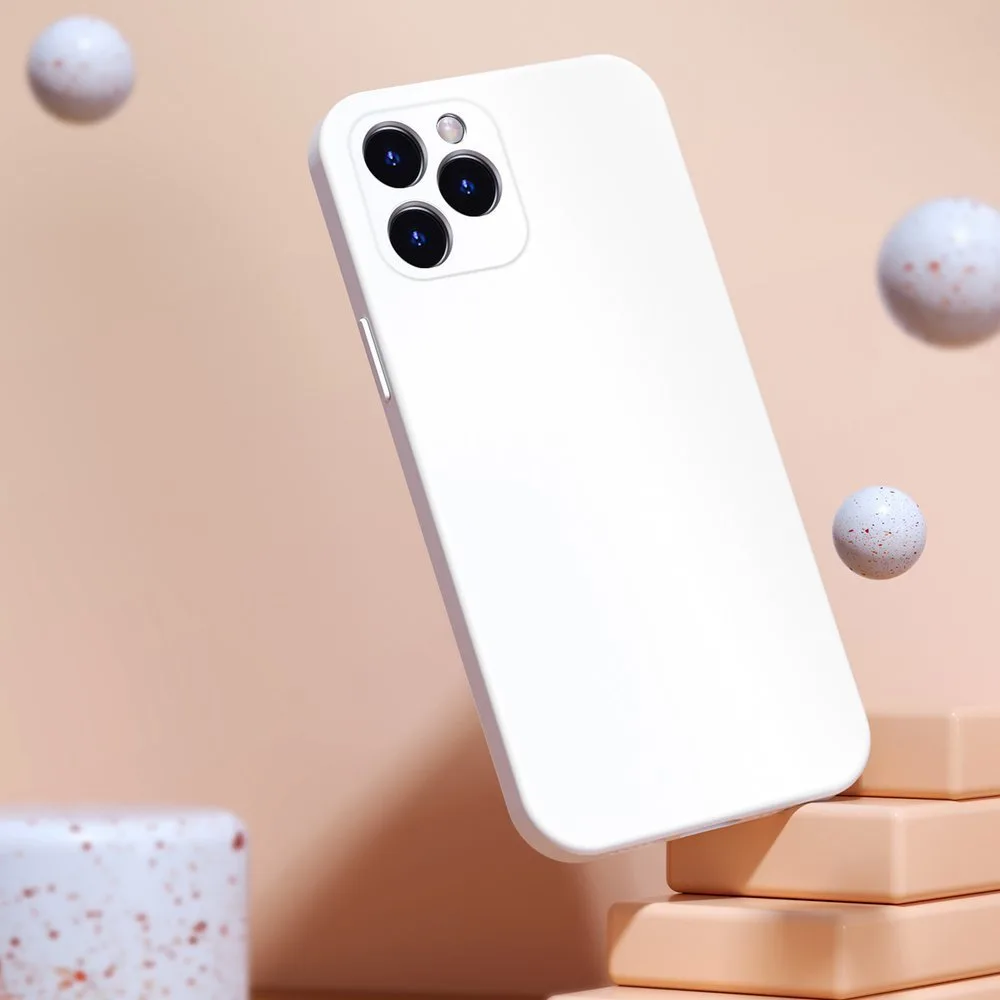 Fleksibilna gel maska za iPhone 12 Pro Max Liquid Silica Gel Case, crvena 4