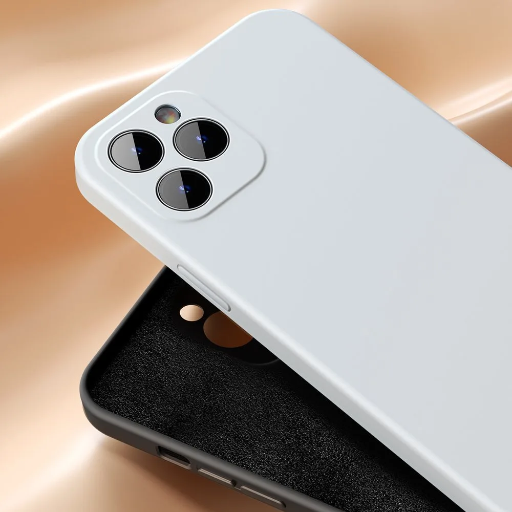 Fleksibilna gel maska za iPhone 12 Pro Max Liquid Silica Gel Case, crvena 7