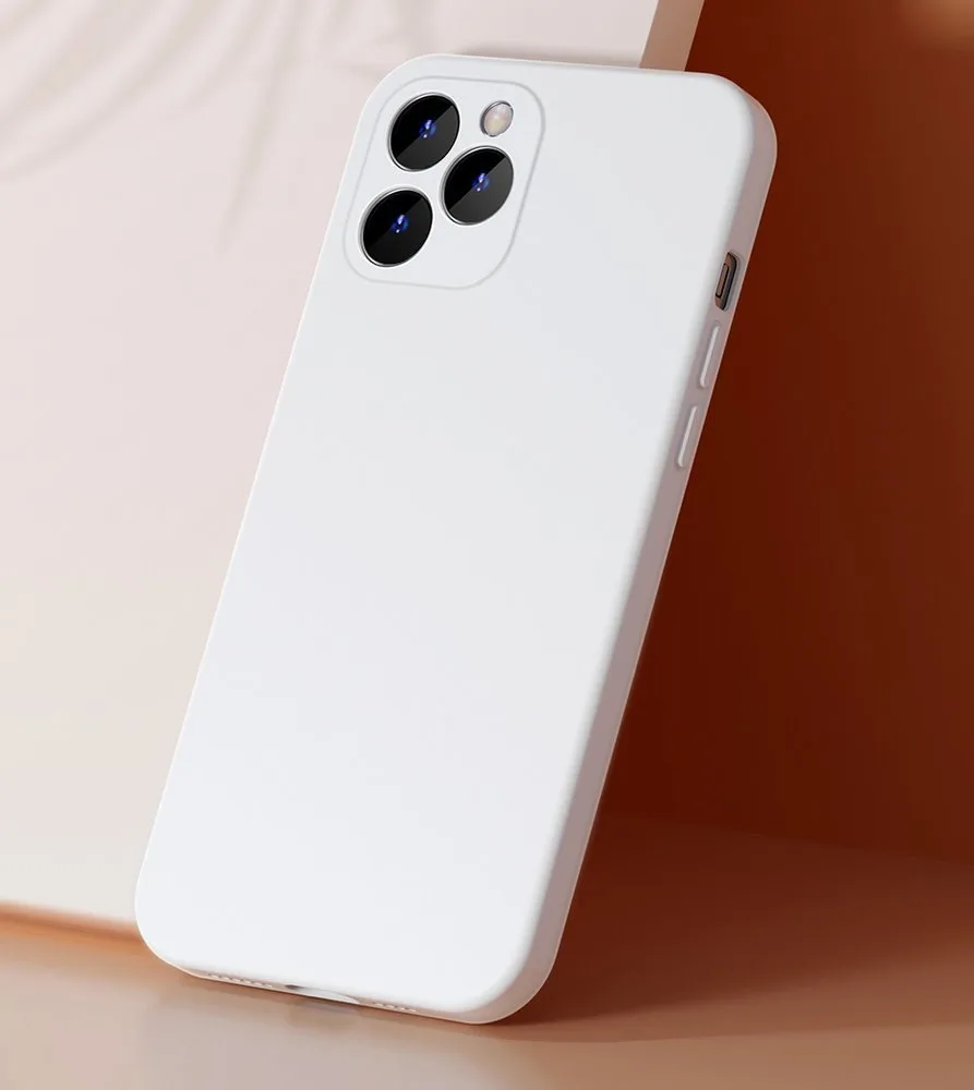 Fleksibilna gel maska za iPhone 12 Pro Max Liquid Silica Gel Case, crvena 8