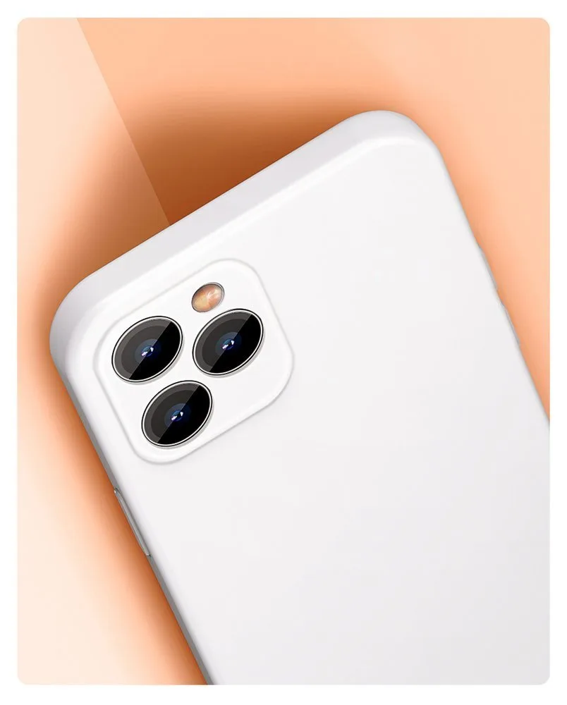 Fleksibilna gel maska za iPhone 12 Pro Max Liquid Silica Gel Case, crvena 9