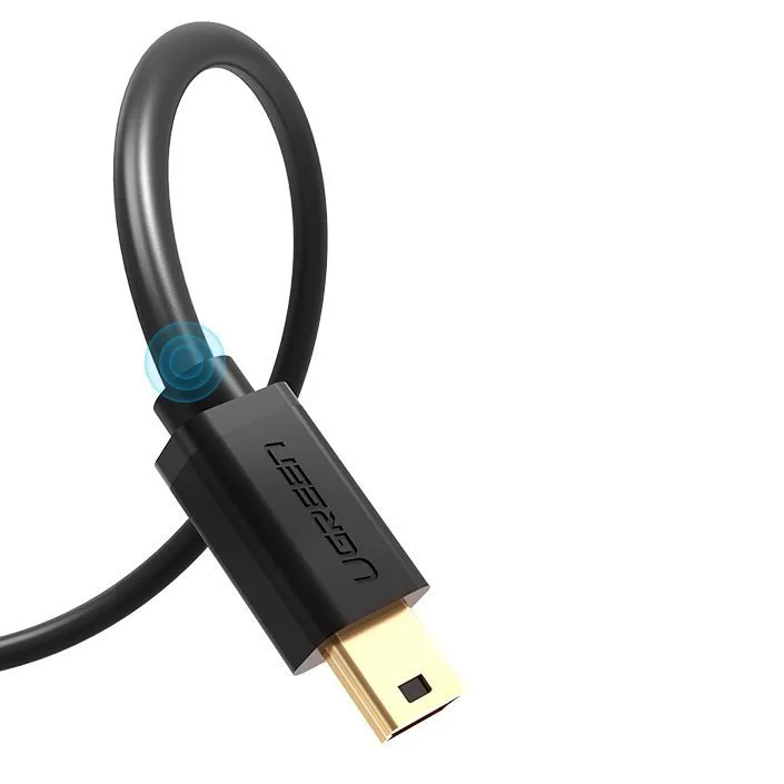 USB-zu-Mini-USB-Kabel, 480 Mbit/s, 3 m, schwarz 2