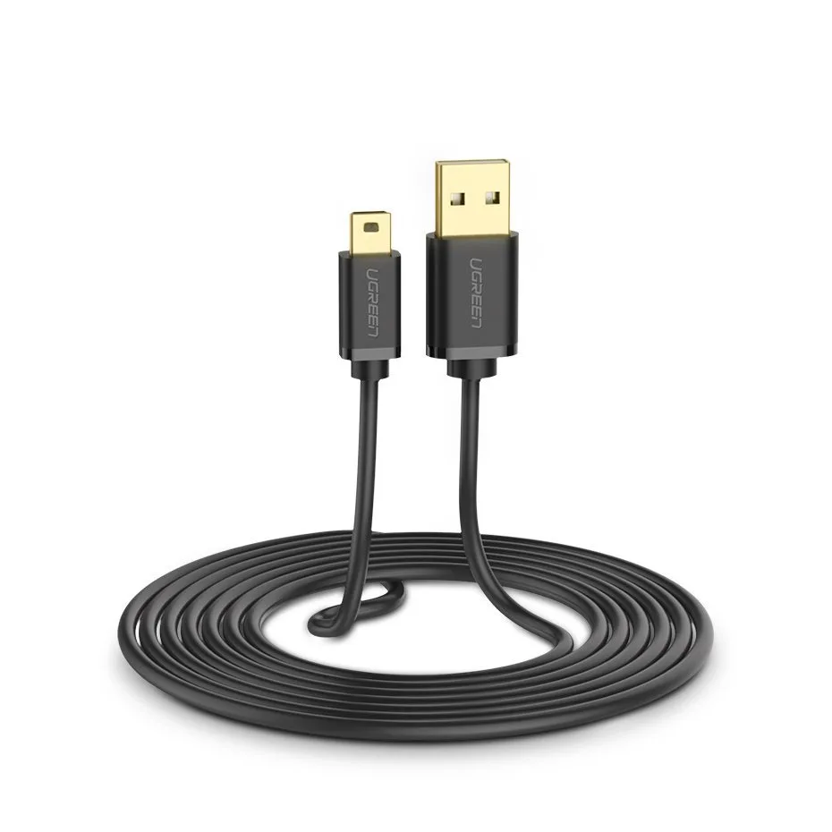 USB-zu-Mini-USB-Kabel, 480 Mbit/s, 3 m, schwarz 3