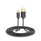Kábel USB na mini USB, 480 Mbps, 3 m, čierny 3