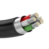 Kábel USB na mini USB, 480 Mbps, 3 m, čierny 4