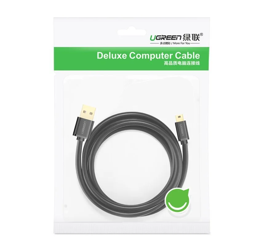 USB-zu-Mini-USB-Kabel, 480 Mbit/s, 3 m, schwarz 5