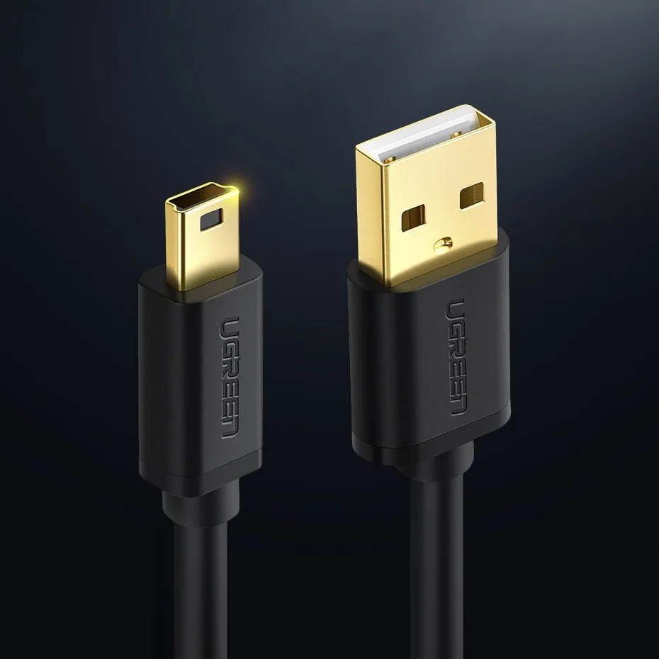 USB-zu-Mini-USB-Kabel, 480 Mbit/s, 3 m, schwarz 6